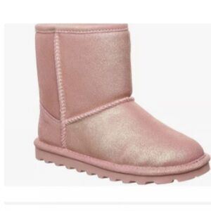 Bearpaw Girls Glitter Pink Elle Boots